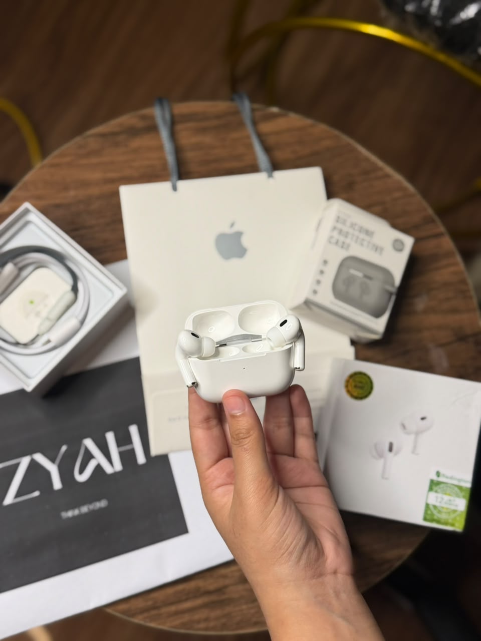 AirPods Pro (2nd Generation) Buzzer Edition - ANC with Free Case and Apple Bag