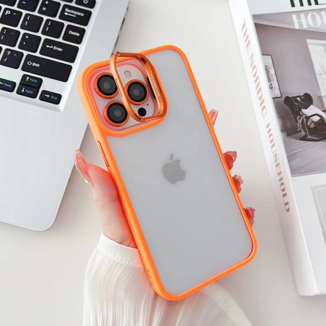 ORANGE METAL AIR SKIN WITH CAMERA RING & CAMERA STAND