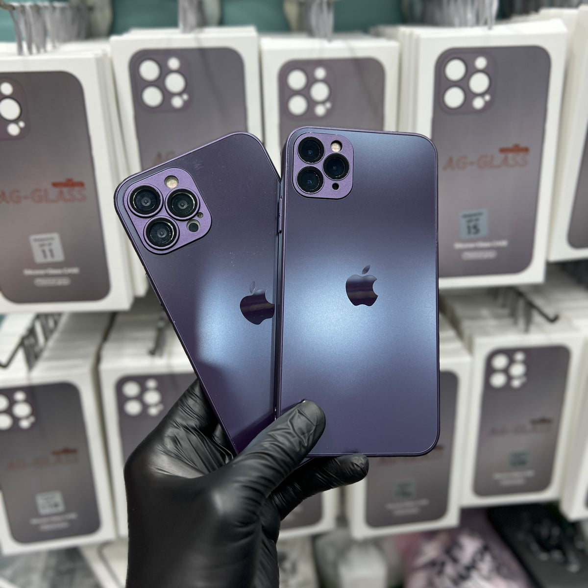 DEEP PURPLE AG MATTE GLASS CASE