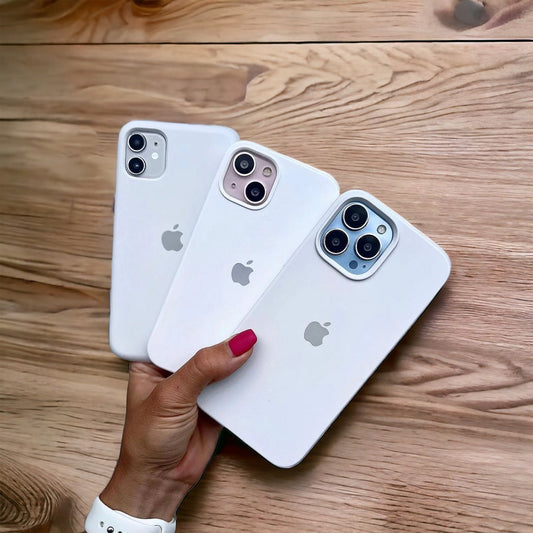 Pure White Silicon Case